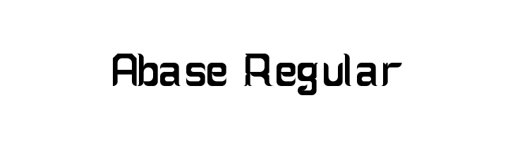 Abase Regular  Descarca Fonturi Gratis
