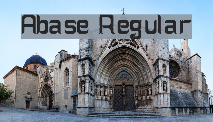 Abase Regular Font examples