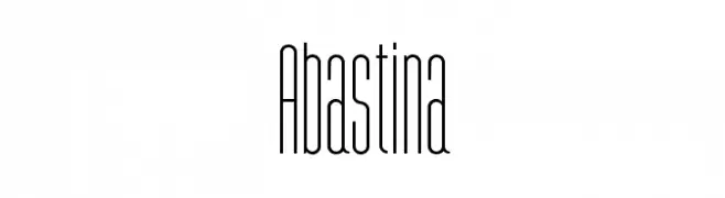 Abastina  font caratteri gratis