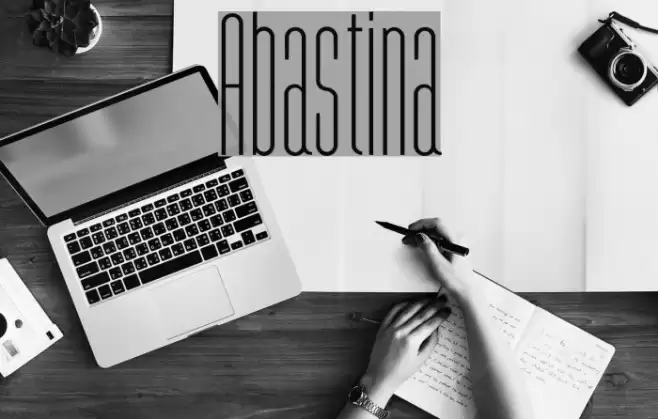 Abastina Font examples