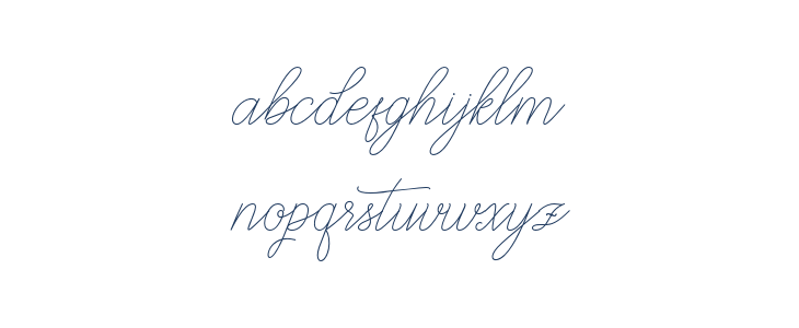 AbbassyScript Lowercase