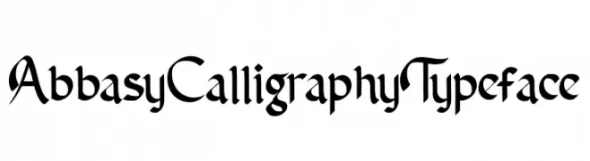 AbbasyCalligraphyTypeface  नि: शुल्क फ़ॉन्ट्स डाउनलोड