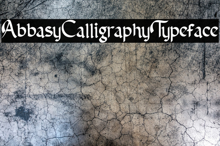 AbbasyCalligraphyTypeface Font examples