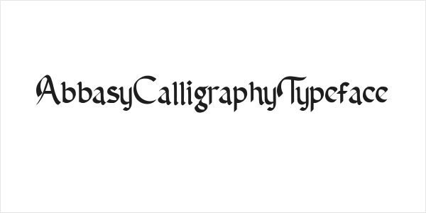 AbbasyCalligraphyTypeface Logo
