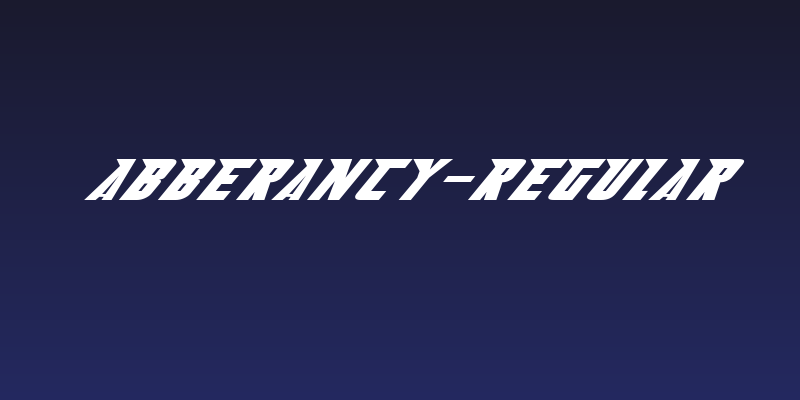 Abberancy-Regular Social Header