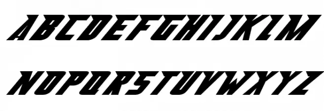 Abberancy-Regular フォント 大文字