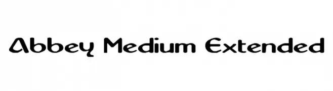 Abbey Medium Extended  नि: शुल्क फ़ॉन्ट्स डाउनलोड