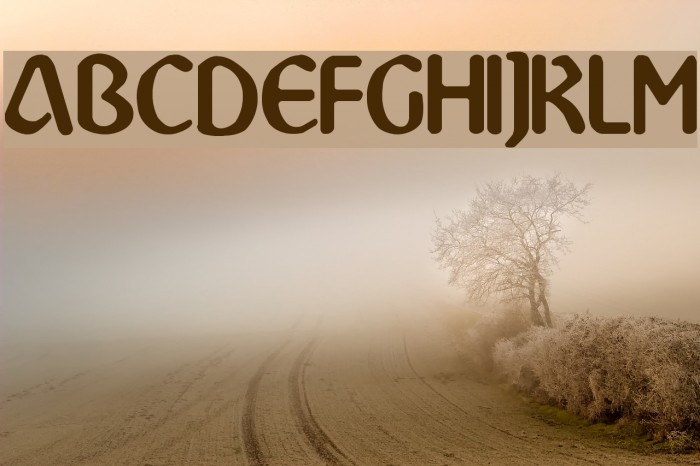 Abbey-Medium Font examples
