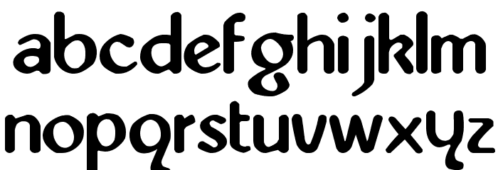 Abbey-Medium Font LOWERCASE