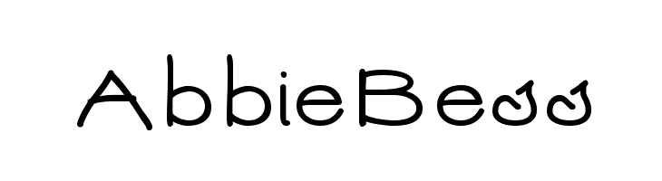 AbbieBess  フリーフォントのダウンロード