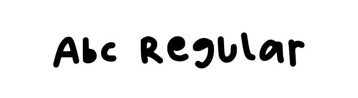 Abc Regular  font caratteri gratis