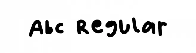 Abc Regular  baixar fontes gratis