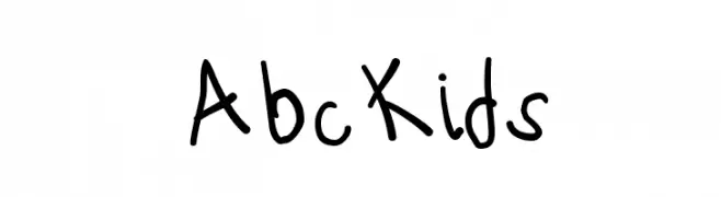 AbcKids  les polices de caractères gratuit tlcharger