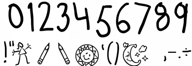 AbcKids Font OTHER CHARS