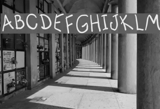 AbcKids Font examples