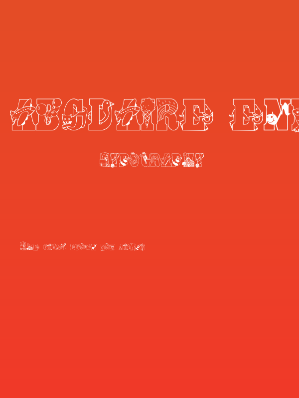 Abcdaire Enfantin Poster