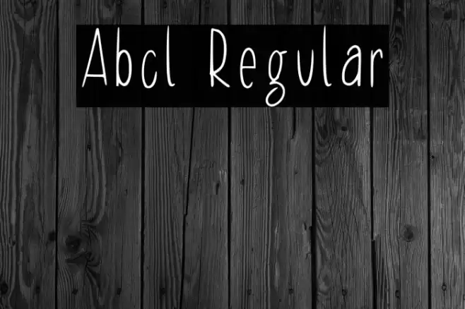 Abcl Regular Caratteri examples