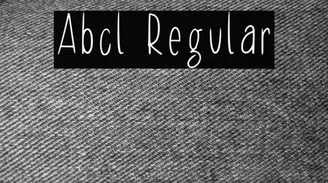 Abcl Regular Caratteri examples