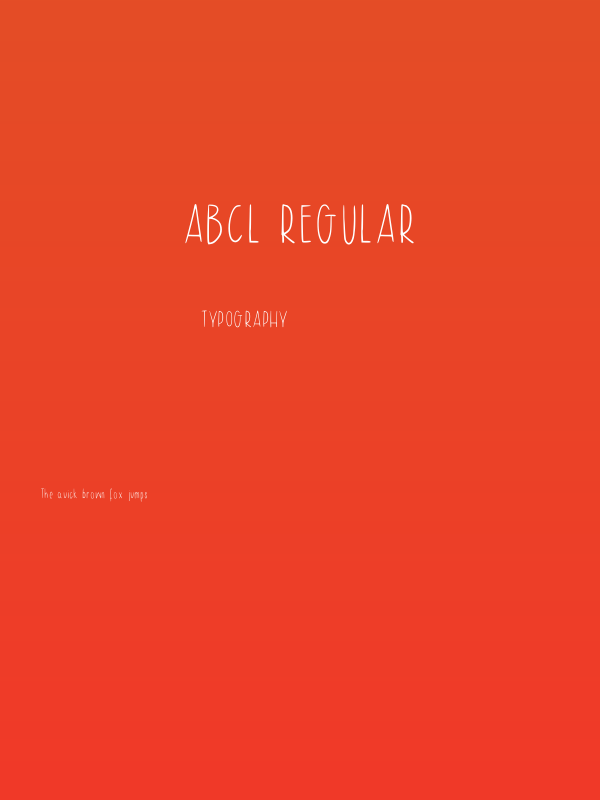 Abcl Regular Poster
