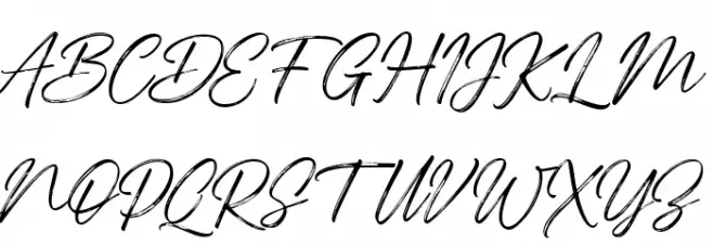 Abdillah FREE Font Alte caractere