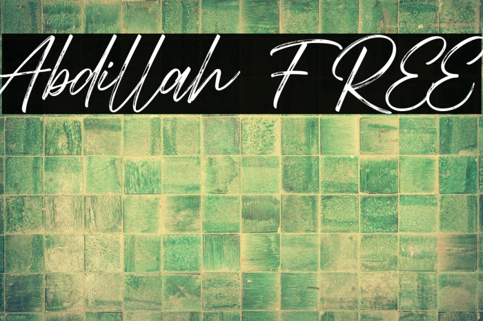 Abdillah FREE Example 2