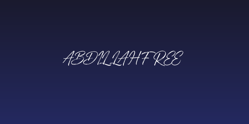 AbdillahFREE Social Header