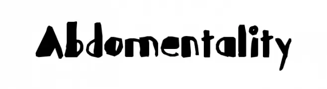 Abdomentality  Free Fonts Download