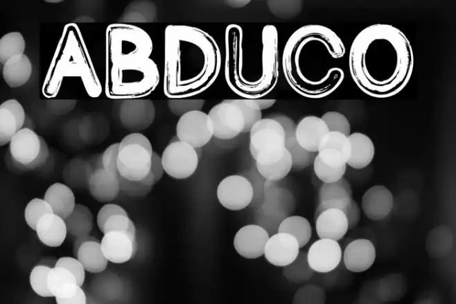 Abduco Font examples