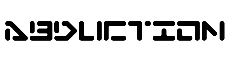 Abduction  baixar fontes gratis