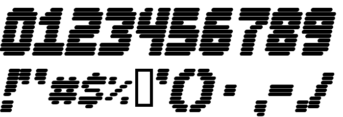 Abduction2000 Font Alte caractere