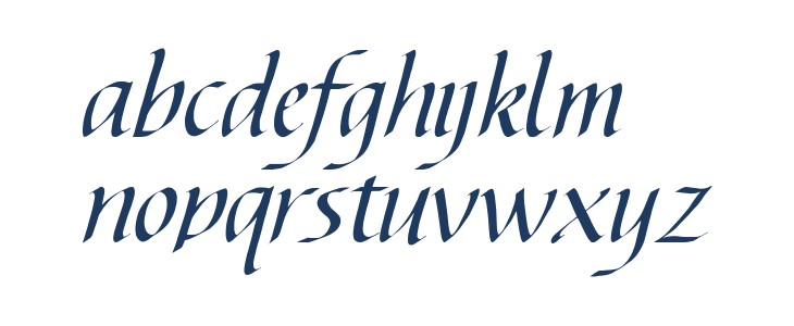Abdullah Italic Lowercase