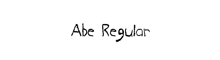 Abe Regular  Free Fonts Download