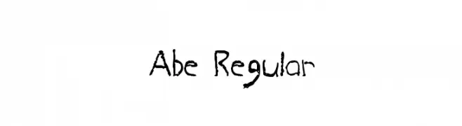 Abe Regular  免费字体下载