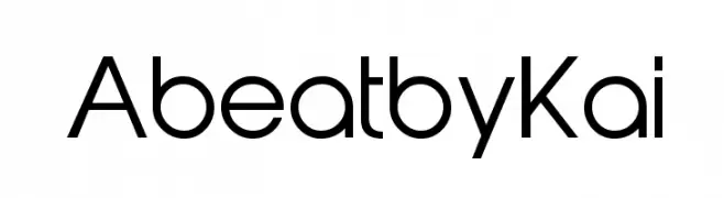 AbeatbyKai  Descarca Fonturi Gratis