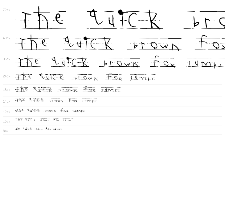 Abecedarian Waterfall