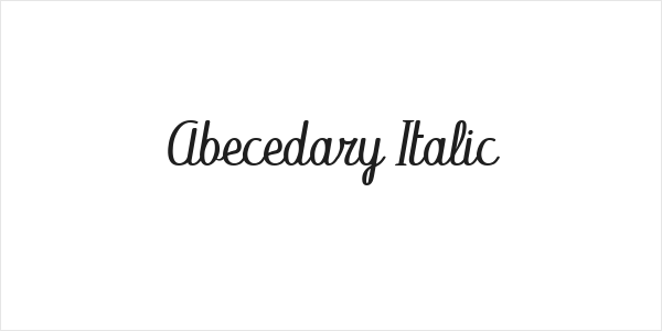 Abecedary Italic Logo