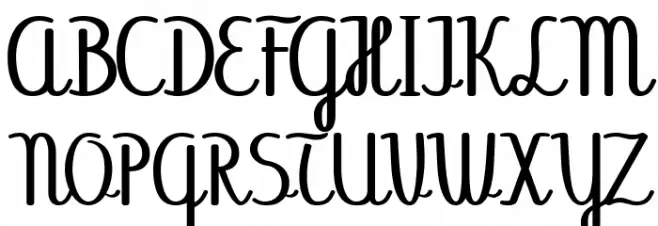 Abecedary Regular Font Litere mari