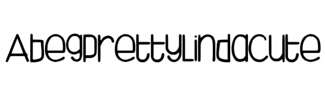 AbegPrettyLindaCute  Скачать бесплатные шрифты
