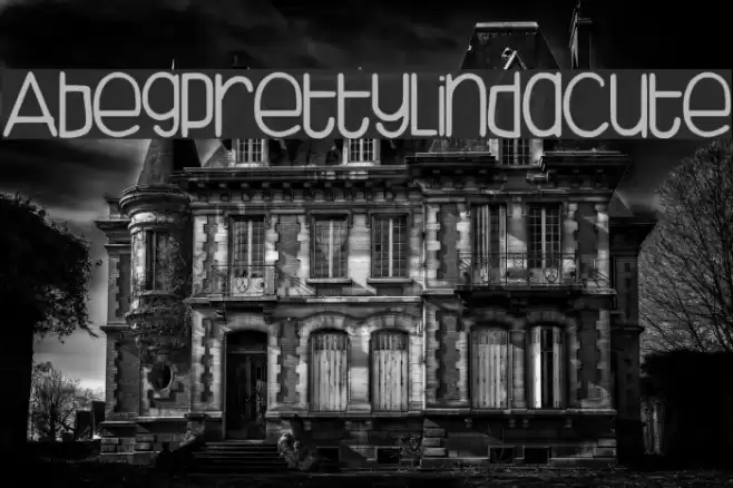 AbegPrettyLindaCute Font examples
