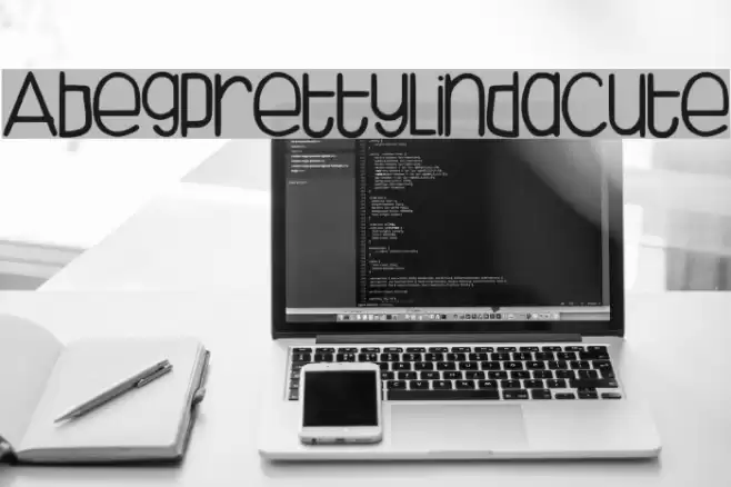 AbegPrettyLindaCute Font examples