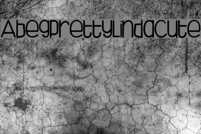 AbegPrettyLindaCute Font examples