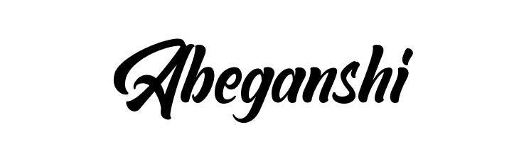 Abeganshi  Frei Schriftart Herunterladen