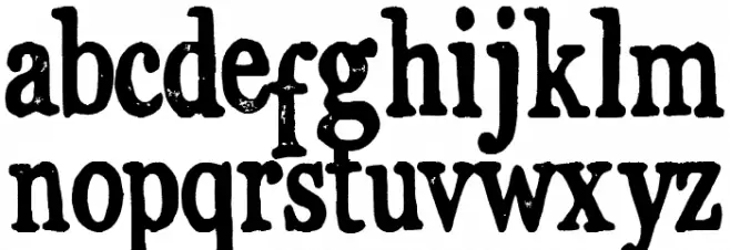 Abegnale Fonte MINÚSCULAS