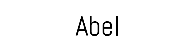 Abel Free Fonts Download