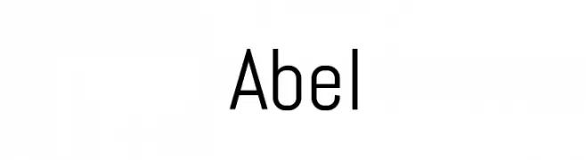 Abel  les polices de caractères gratuit tlcharger