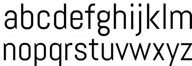 Abel फ़ॉन्ट लोअरकेस