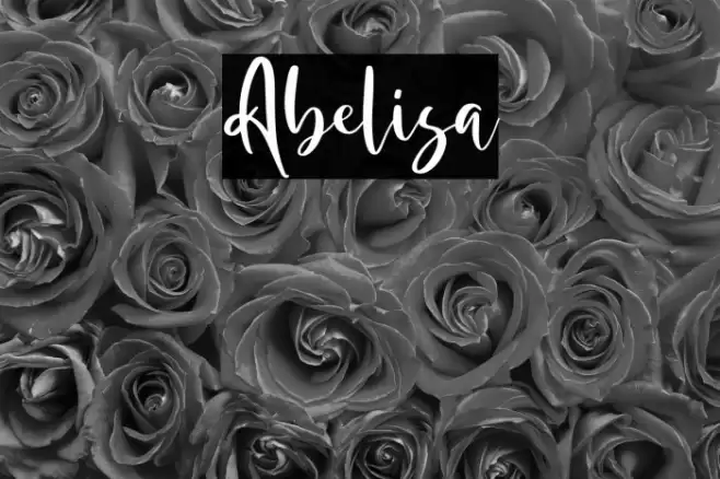 Abelisa Font examples