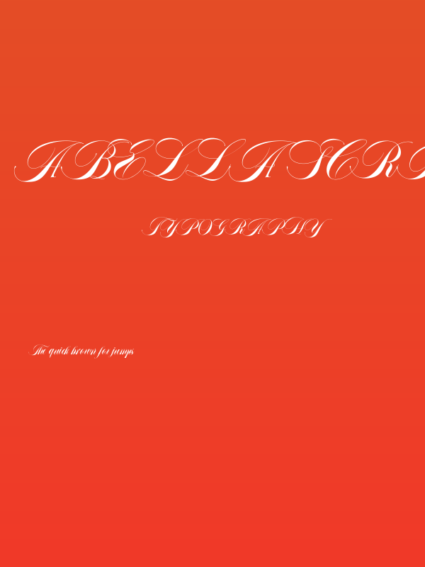 Abella Script Poster