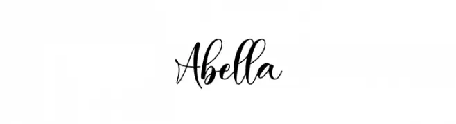 Abella  Descarca Fonturi Gratis