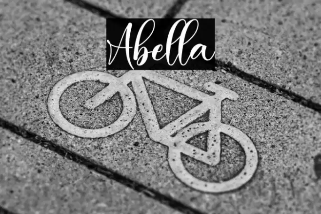 Abella Font examples